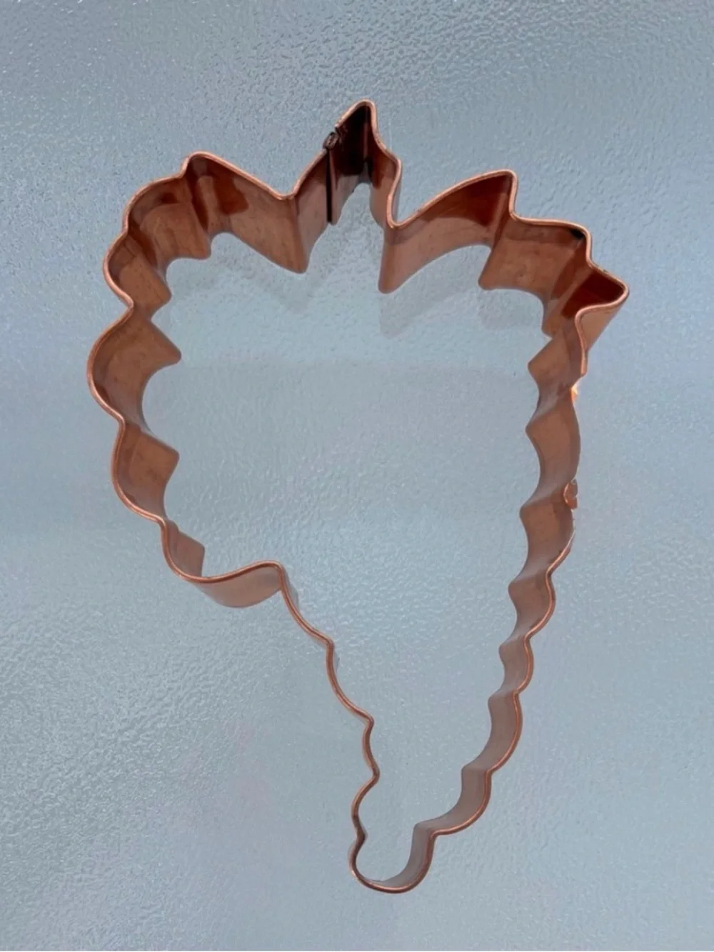 Grape Cluster and Leaves Sturdy Gauge Copper Cookie Cutter